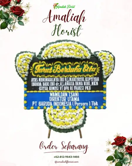 Papan Bunga Duka Empat Petulai Dangku